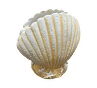Pots de fleurs en résine fabriqués à la main en forme de coquillage pour | Décoration délicate inspirée de la mer fabriquée à la main qui améliore n'importe quelle pièce et ajoute une touche côtière à