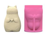 Pots de fleurs en silicone pour chats - Moules pour vases d'animaux - Ciments résines - Ours mignon - Succulentes - Argile - Vase animal - Résines de fleurs - Pots de fleurs en silicone - Succulentes