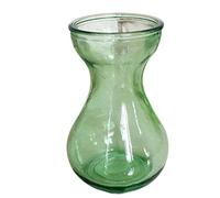 Pots de fleurs en verre Ruikey embouchure large petits vases en verre jacinthe d'hydroponie pour bureau maison décorations, Verre, Green, 14.5*10*7.5CM