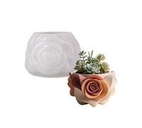 Pots de fleurs flexibles en silicone pour pot de fleurs en béton fait main et fabrication artisanale Pot de fleurs en silicone Rose