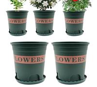 Pots de fleurs | Fournitures de démarrage d'intérieur | Pots de fleurs d'extérieur | Pour jardiniers, producteurs, balcon, jardin, légumes, fruits, terrasse, parterres de fleurs, serres