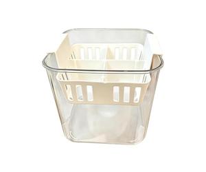Pots de fleurs hydroponiques en filet pour intérieur, salon, chambre à | Affichage des racines transparentes à quatre grilles, design double couche qui soutient la croissance des semis et le