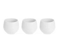 Pots De Fleurs - Ibergarden - Lot De 6 - Plastique - 12 X 12 X 11 Cm - Blanc Multicolore