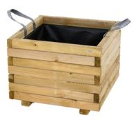 Pots De Fleurs Modernes Taunus 50 50x50x39cm En Bois De Pin