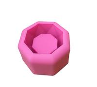 Pots de fleurs pour fleurs en béton - Moule en silicone déplacé - Décoration artisanale pour la création de bougies de paillettes, perles et autres accessoires