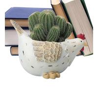 Pots De Fleurs pour Les - Cache-Pots Résine Intérieur avec Trou De Drainage - Jardinière Décorative pour pour Bureau Chambre Rebord de Fenêtre Jardin Salon