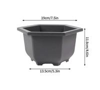 Pots De Fleurs Rectangulaires Carrés En Plastique,Poterie Imitation Pourpre,Pots De Plantes Succulentes,Jardin Extérieur Bonsaï Paysage Pot,Commerce De Gros.Cone Transparent
