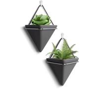 Pots de fleurs suspendus - Nosku - Triangle mural - 2 pièces - 100% coton - Style moderne