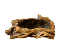Pots de fleurs vintage aspect bois imitation pot pour améliorer la beauté des plantes grasses améliorant l'esthétique naturelle de la maison ou du bureau