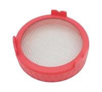 Pots de germination avec couvercles d'écran - 10 x 10 x 2 cm - Kit de culture des - Large application - Fabrication exquise - Couvercle de germination avec écran en acier inoxydable pour pot à