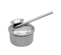 Pots de glaçage en acier inoxydable - Capacité de 100 ml - Pots de soufflage pour peinture - Pulvérisateur de poterie - Atomiseur de glaçages - Artisanat