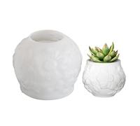 Pots De Jardin Vigne Élégants Moule En Silicone Fournitures D'artisanat Robustes Portables Pour Décoration Patio Et Balcon Béton Pour Bougie