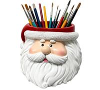 Pots de Noël pour Creative Christmas Santa Claus Flowerpot | Récipient décoratif en résine pour bureau, balcon, intérieur, extérieur, porche, rebord de fenêtre, terrasse