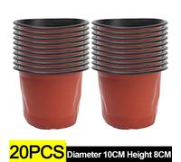Pots De Pépinière En Plastique, 100/20 Pièces, Pot De Semis Flexible, Bassin De Plantation Intérieur Et Extérieur, Tasses De Semis, Accessoires De Jardin Pour La Maison.20pcs
