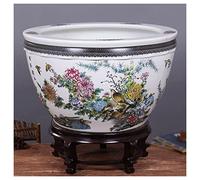 Pots de Plantes de intérieur extérieur Pot de Fleur en céramique Bol de réservoir de nénuphar Pot de Plante de Extra Grand Cour Balcon réservoir d'eau Ornements décoration de la Maison