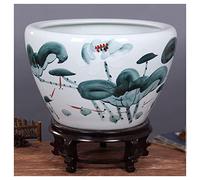 Pots de Plantes de intérieur extérieur Pot de Fleur en céramique Bol de réservoir de nénuphar Pot de Plante de Extra Grand Cour Balcon réservoir d'eau Ornements décoration de la Maison