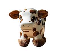 Pots de plantes de vache des Highlands, pot de fleurs en résine de vache des Highlands de 4 pouces | Vase créatif en yak plateau pour la décoration de jardin de la maison, fo0re murale de printemps