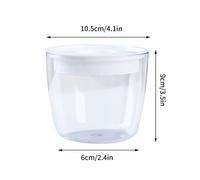 Pots De Plantes Hydroponiques Transparents,Pots De Fleurs Circulaires,Vases,Jardinières De Plantation D'eau De Bureau D'intérieur,Décor Horticole À La Maison - Type Transparent 1pc