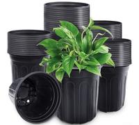 Pots de Rempotage Flexibles et Résistants Lot de 40 | Plastique , 16 trous drainage, pour idéal succulentes herbes, usage intérieur extérieur, lot économique