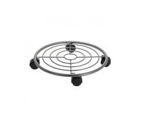 Pots De Support 4 Roues Métal 35x6.5 Cm