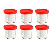 Pots de yaourt par 6 xf100501 pour Robot Moulinex Autre G