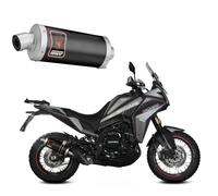 Mivv Dakar Moto Morini X-cape 21-24 Homologated Slip On Muffler Argenté Homologated