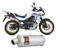 Mivv Dakar Honda Xl750 Transalp 2023-24 H.087.ldkx Homologated Slip On Muffler Argenté Homologated