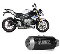 MIVV Silencieux d'échappement Mk3 Slip-On Acier inoxydable Mat/Noir BMW S 1000 R (2017-2020)