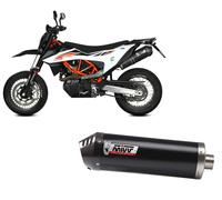 Mivv Oval Ktm 690 Smc R 2020-23 Kt.023.lvc Homologated Slip On Muffler Argenté Homologated
