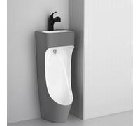 Pots d'urinoir Urinoir Pour Hommes À Bouton-poussoir, Urinoirs D'angle Sur Pied Pour, Anti-déversement, Drainage Public/hôtels/urinoirs De Toilettes KTV, Gain Place(Gray)