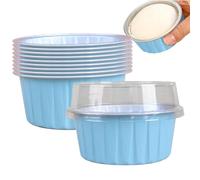 Pots en aluminium - Feuille jetable durable, casseroles pour grillades | Plateaux recyclables résistants pour la préparation des repas, adaptés au four, idéal pour la restauration, les rôtis, les