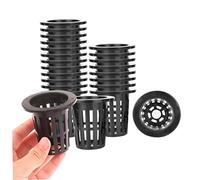 Pots en filet Hydroponics Mesh Net Cups Panier en plastique pour jardin plantation pépinière germination 50MM 50PCS pots, tasse hydroponique, maille de plantation, gobelets en plastique, hydroponique