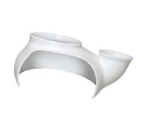 Pots en Forme d ' abri, Grotte, lieux de Repos sûrs, White | Habitats naturels, environnement sans danger pour les cachettes de repos des poissons et des crevettes, décoration