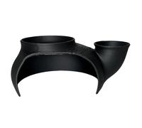 Pots en Forme d ' abri, Grotte, Maison, Tunnel, cachettes, Black | Artisanat artistique, naturel, lieux de repos sûrs pour poissons, crevettes, environnement de décoration
