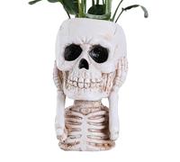 Pots en forme de crâne pour | Pot d'intérieur en forme de tête de mort pour grasses, pot d'Halloween, petit pot pour , pot de fleurs squelette pour décoration d'intérieur