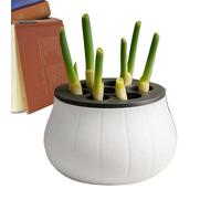 Pots Hydroponiques - Station D'Enracinement pour Oignons Verts,Pot d'eau d'impression 3D pour,pour Usage en Ferme, Intérieur, Extérieur, Lieu de Travail, Cuisine et Maison