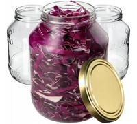 Pots KADAX Mason 2,5 L, pot de conserve à insérer, fi100 mm, paquet...