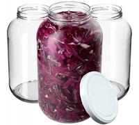 Pots KADAX pour conserves 4L, pots en verre, fi100 mm, paquet de 12,...