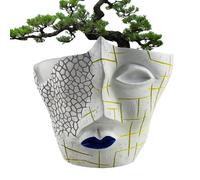 Pots pour | Head Plant Pot Cute Planter - Pots décoratifs, Pots Succulents d'intérieur, décoration d'art pour la Maison pour d'intérieur et d'extérieur