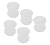 Pots ronds transparents réutilisables pour la surveillance des semis et pour une transplantation facile - Pots de fleurs ronds réutilisables, tailles 10/15 cm, trous de drainage