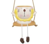 Pots suspendus d'extérieur avec pieds pour plantes grasses de dessins | Pot de fleurs avec trou et matériau qui ne se décolore pas pour décoration de jardin, patio, balcon