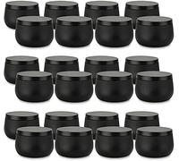Pots Vides 24 Pièces pour Fabrication de Bougies, Mini Contenants 8oz, Kit DIY, Stockage de Thé Séché, Bonbons, Épices - Idée Cadeau