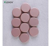 Pots Vides En Métal Rose 10g, Pots En Aluminium, Pour Crème Pour Les Yeux, Revitalisant Pour Cheveux, Conteneurs Cosmétiques En Étain Avec Couvercle