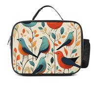 POTSCBVW Flock Of Birds Sac à déjeuner isotherme de grande capacité avec boucle de sécurité, sac fourre-tout isotherme étanche pour le travail, la gym, le pique-nique, les voyages et les activités de