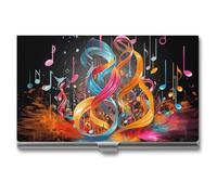 POTSCBVW Porte-cartes de visite coloré en alliage d'aluminium super léger et portable pour cartes de crédit - Étui fin professionnel pour cartes de visite pour employés de bureau, homme et femme