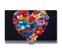 POTSCBVW Porte-cartes de visite super léger et portable en alliage d'aluminium pour cartes de crédit - Étui fin professionnel pour les employés de bureau - Pour homme et femme