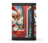 POTSCBVW Portefeuille compact à trois volets avec porte-clés léger et durable pour l'extérieur, style camion, taille unique, classique