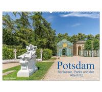 Potsdam - Schlösser, Parks und der Alte Fritz (Wandkalender 2026 DIN A2 quer), CALVENDO Monatskalender: Potsdam ist eine Stadt der Schlösser und ... geformte einzigartige Kulturlandschaft.