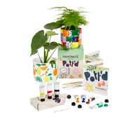 Pott’d Paintables Kit Peindre un Pot de Fleur - Kit De Loisirs Créatifs Pour Adultes Avec Pots De Fleurs, Peintures Acryliques, Pinceaux, Crayon Et Guide, Décoration D’intérieur