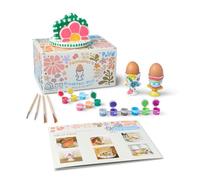 Pott'd Paintables Petit-Déjeuner Créatif Kit de Peinture Céramique - Peignez vos propres Coquetiers & Porte-Tartines, Kit de Peinture pour Adultes Inclus : Peintures, Pinceaux & Guide d'Inspiration